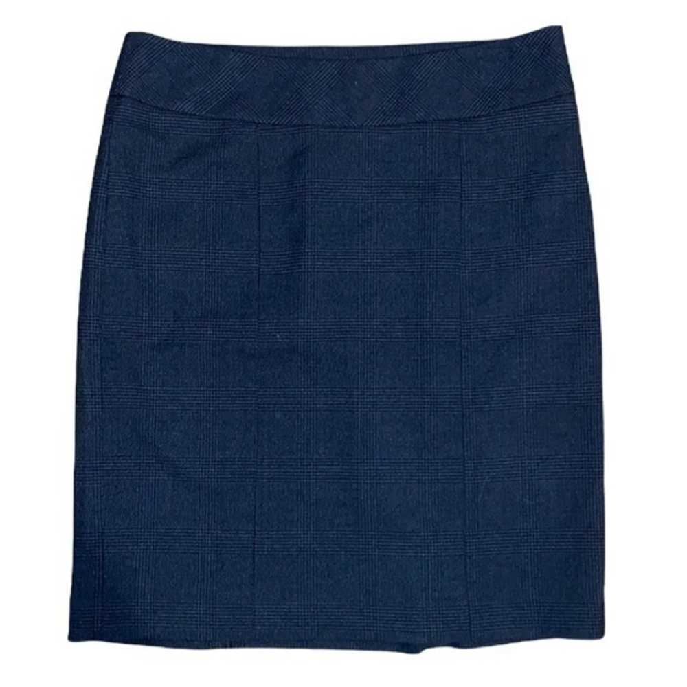 Loft Midi Skirt light plaid pattern womens size 6, new with tags